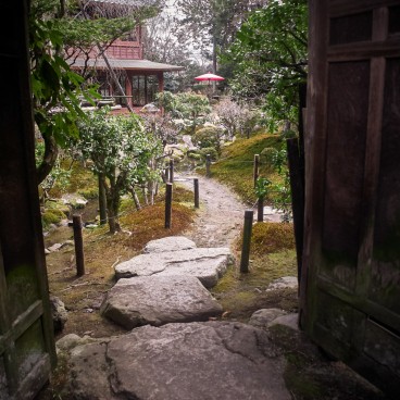 Otsu, Kyuchikurin-in, View on the main pavilion
