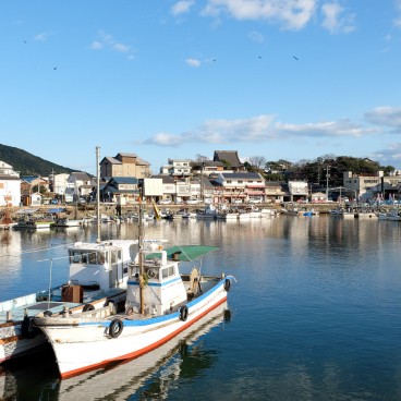 Tomonoura, View on the port