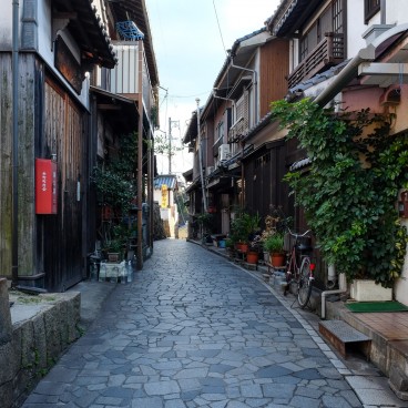 Tomonoura, A typical street