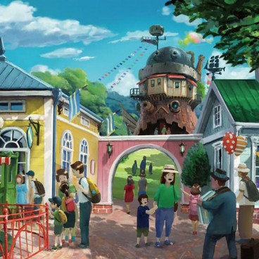 Ghibli Park Nagoya, Valley of Witches Area Illustration