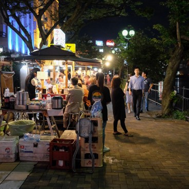 Yatai Food Stall in Nakasu (Fukuoka)
