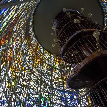 Hakone Open Air Museum, Sculpture by Gabriel Loire (Symphonic Sculpture)