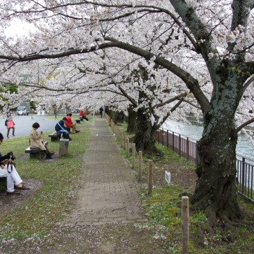 Okazaki Canal, The watercourse embankment