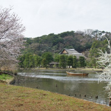 Sankei-en Garden, Yokohama, The Pond
