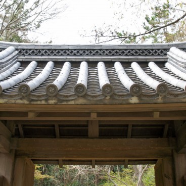 Sankei-en Garden, Yokohama, Wooden Gate