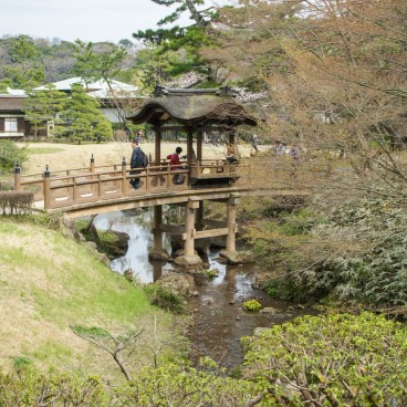 Sankei-en Garden, Yokohama, Bridge