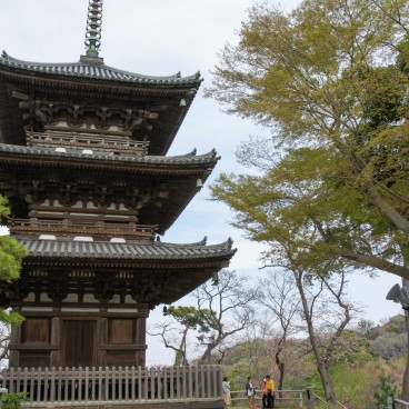 Sankei-en Garden, Yokohama, The Three-story Pagoda