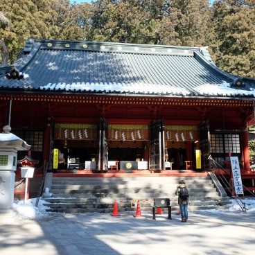 Futarasan-jinja, Nikko, Haiden Pavilion for the cult