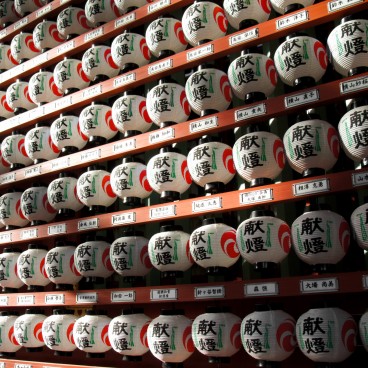 Kanda Myojin, Lanterns