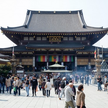 Kawasaki, Kawasaki Daishi temple during Kanamara Matsuri in April 3