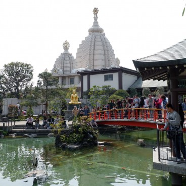 Kawasaki, Kawasaki Daishi temple during Kanamara Matsuri in April 2
