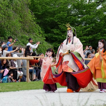 Aoi Matsuri (Kyoto), Saio in Shimogamo Shrine