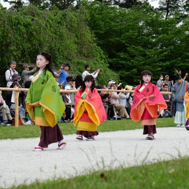 Aoi Matsuri (Kyoto), Procession at Kamigamo Shrine 4
