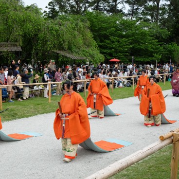 Aoi Matsuri (Kyoto), Procession at Kamigamo Shrine 8