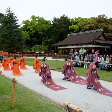 Aoi Matsuri (Kyoto), Procession at Kamigamo Shrine 11