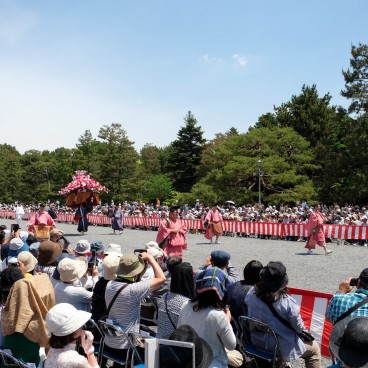 Aoi Matsuri (Kyoto), Procession at Kyoto Imperial Palace 3