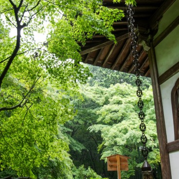 Jizo-in Temple in Kyoto, Architectural detail 2