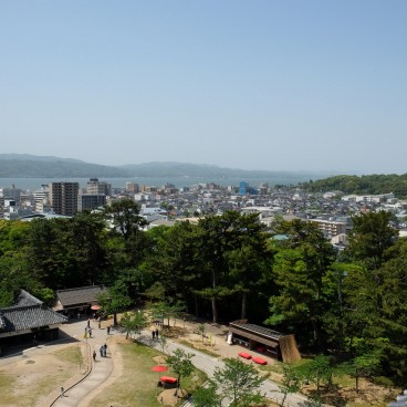 View on Matsue from Matsue Castle 3