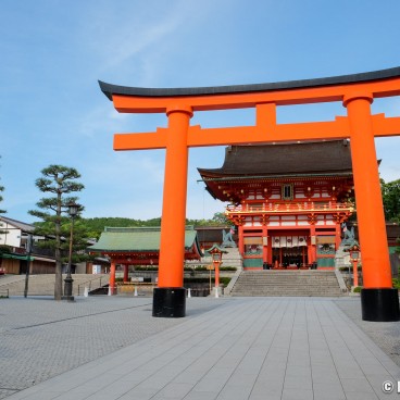 Fushimi Inari Taisha, Kyoto during Coronavirus Outbreak in June 2020