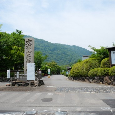 Tenryu-ji's entrance, Kyoto during Coronavirus Outbreak in June 2020