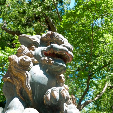 Narita-san, Statue of a Guardan Lion