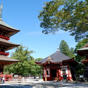 Narita-san Shinsho-ji, Plaza and pagoda 