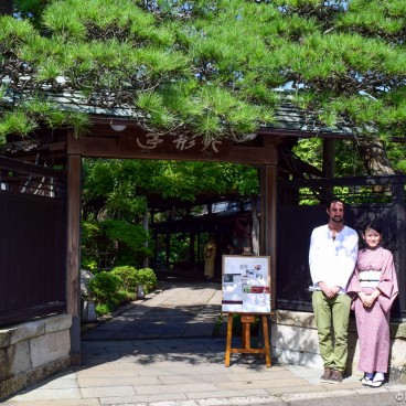 Villa Saito in Niigata, Entrance gate