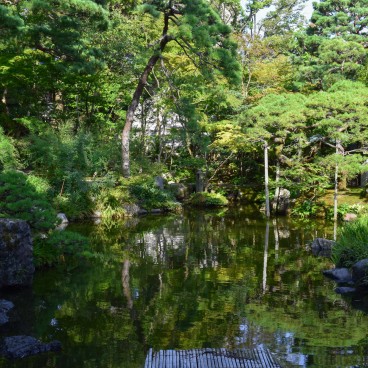 Villa Saito in Niigata, Pond in the garden 3