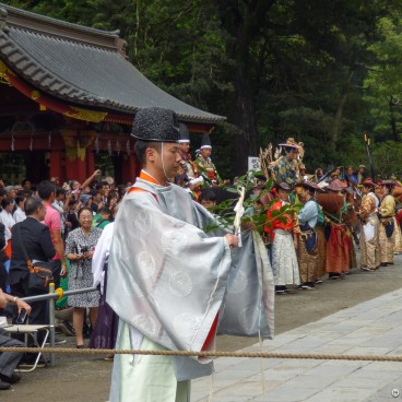Reitai-sai (Kamakura), Ceremony before Yabusame exhibition