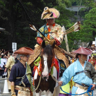 Reitai-sai (Kamakura), Archer and his horse 4