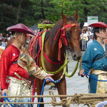 Reitai-sai (Kamakura), Archer and his horse 5