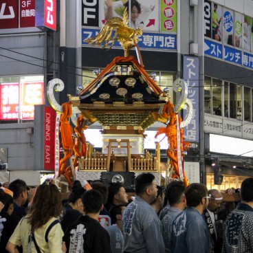 Fukuro Matsuri in Ikebukuro, Mikoshi procession 7