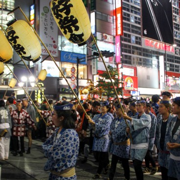 Fukuro Matsuri in Ikebukuro, Mikoshi procession 9