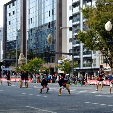 Jidai Matsuri (Kyoto), Jugglers of Shogun Tokugawa’s Procession to Kyoto, Edo period