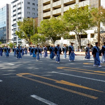 Jidai Matsuri (Kyoto), group of people to signify a change of historical period