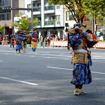 Jidai Matsuri (Kyoto), Musicians for Kusunoki Masashige’s Entrance into Kyoto, Nanbuko-cho period