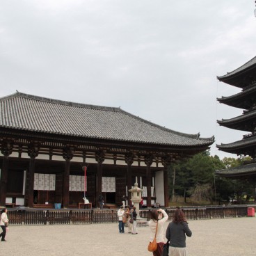 Kofuku-ji (Nara), Eastern Golden Hall and Five-story pagoda 2