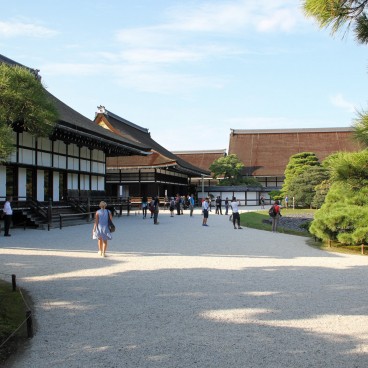 Kyoto Imperial Palace, View on several buildings