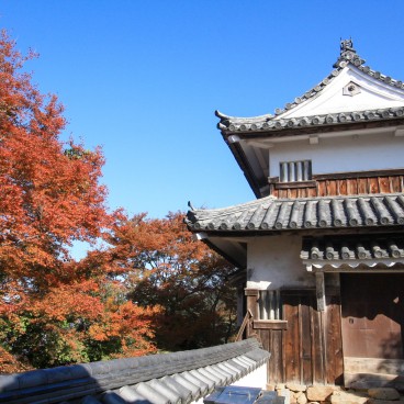 Bitchu Matsuyama Castle, detail of the keep