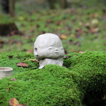 Ohara, Warabe-Jizo statues in Sanzen-in 3