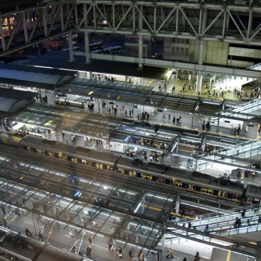 Station City (Osaka), View on the railways 4