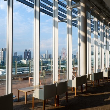 Miraikan (Odaiba, Tokyo), Panoramic view from Miraikan Kitchen restaurant