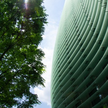 National Art Center Tokyo, View on the façade