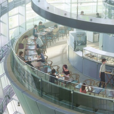 National Art Center Tokyo, View from animated movie Your Name