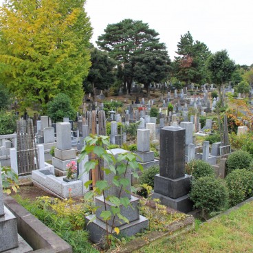 Tombs in Aoyama Cemetery (Tokyo)