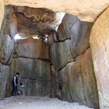 Asuka (Nara), Kofun Ishibutai tomb in spring 2