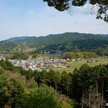 View on Asuka (Nara) from Amakashi no Oka park