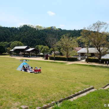 Asuka (Nara), Surroundings of Kofun Ishibutai tomb in spring 3
