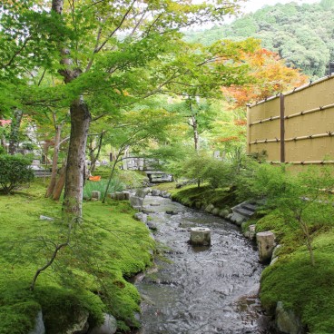 Eikan-do Temple (Kyoto), River at the beginning of autumn