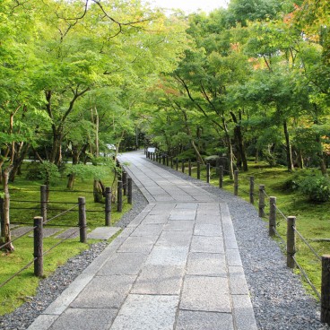 Eikan-do Temple (Kyoto), Alley lined with trees